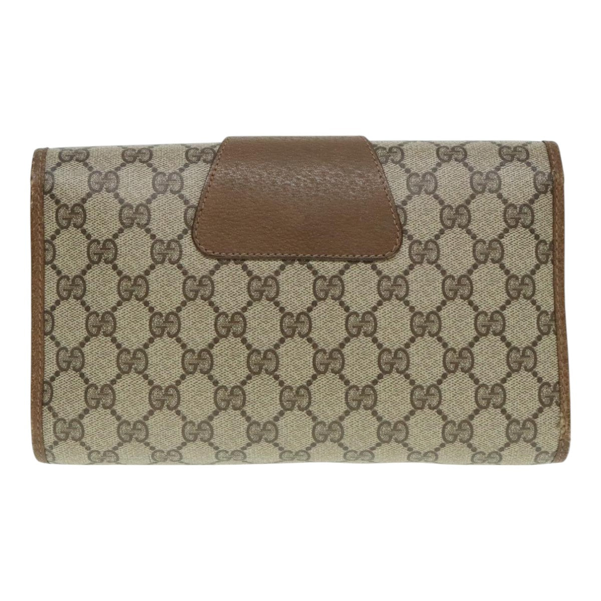 Gucci Beige Canvas Clutch Bag