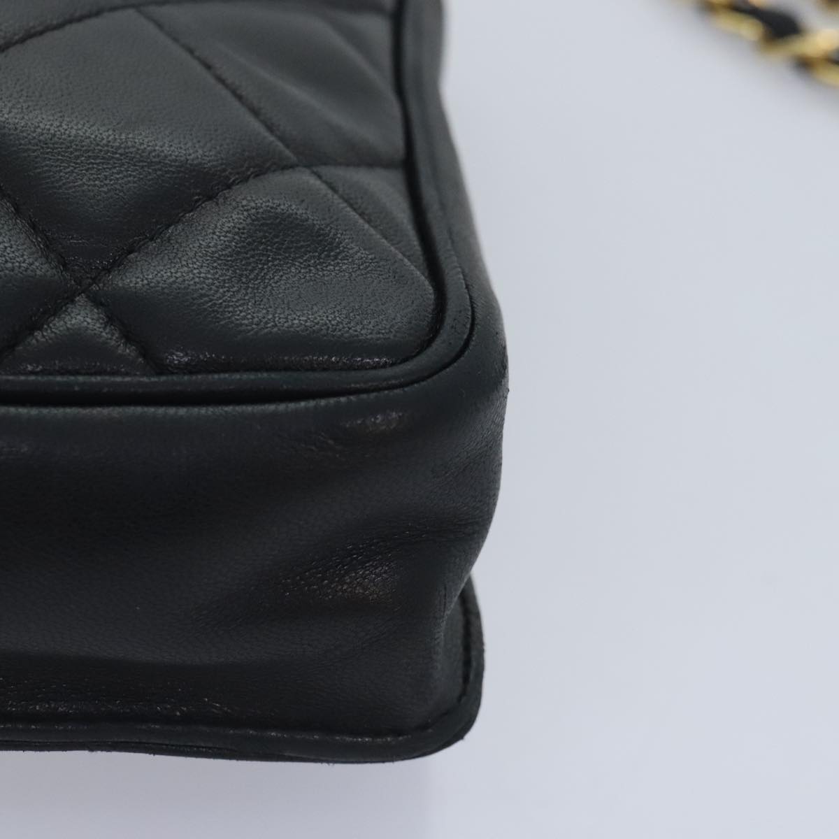 Chanel Bicolore Black Leather Shoulder Bag