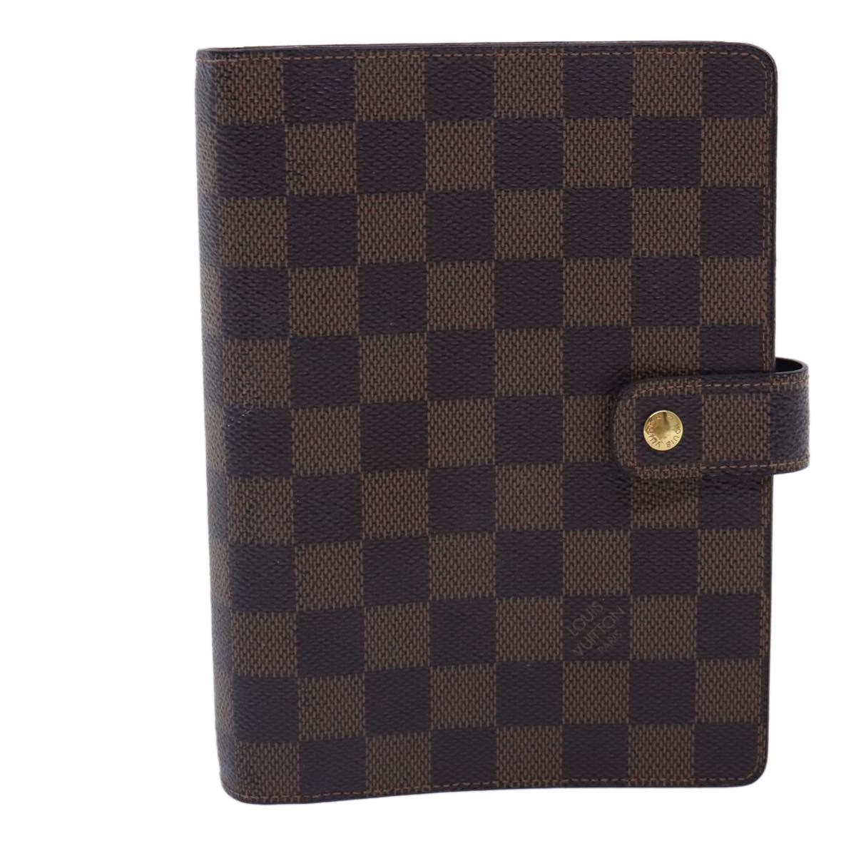 Louis Vuitton Agenda MM Brown Canvas Wallet Accessories