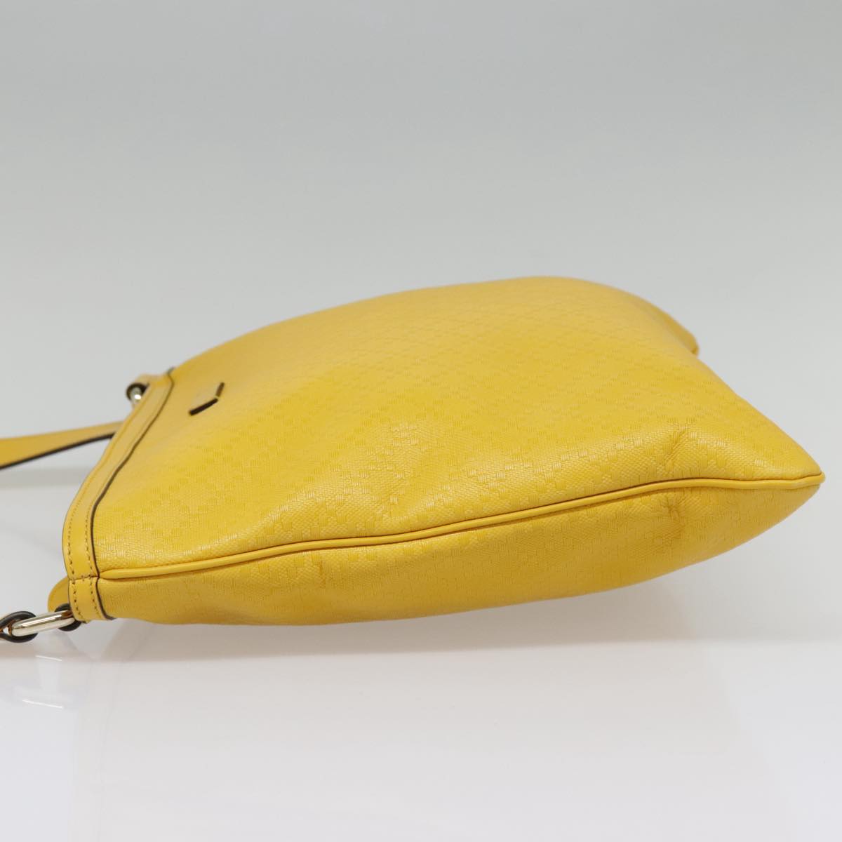 Gucci Diamantissima Yellow Leather Shoulder Bag