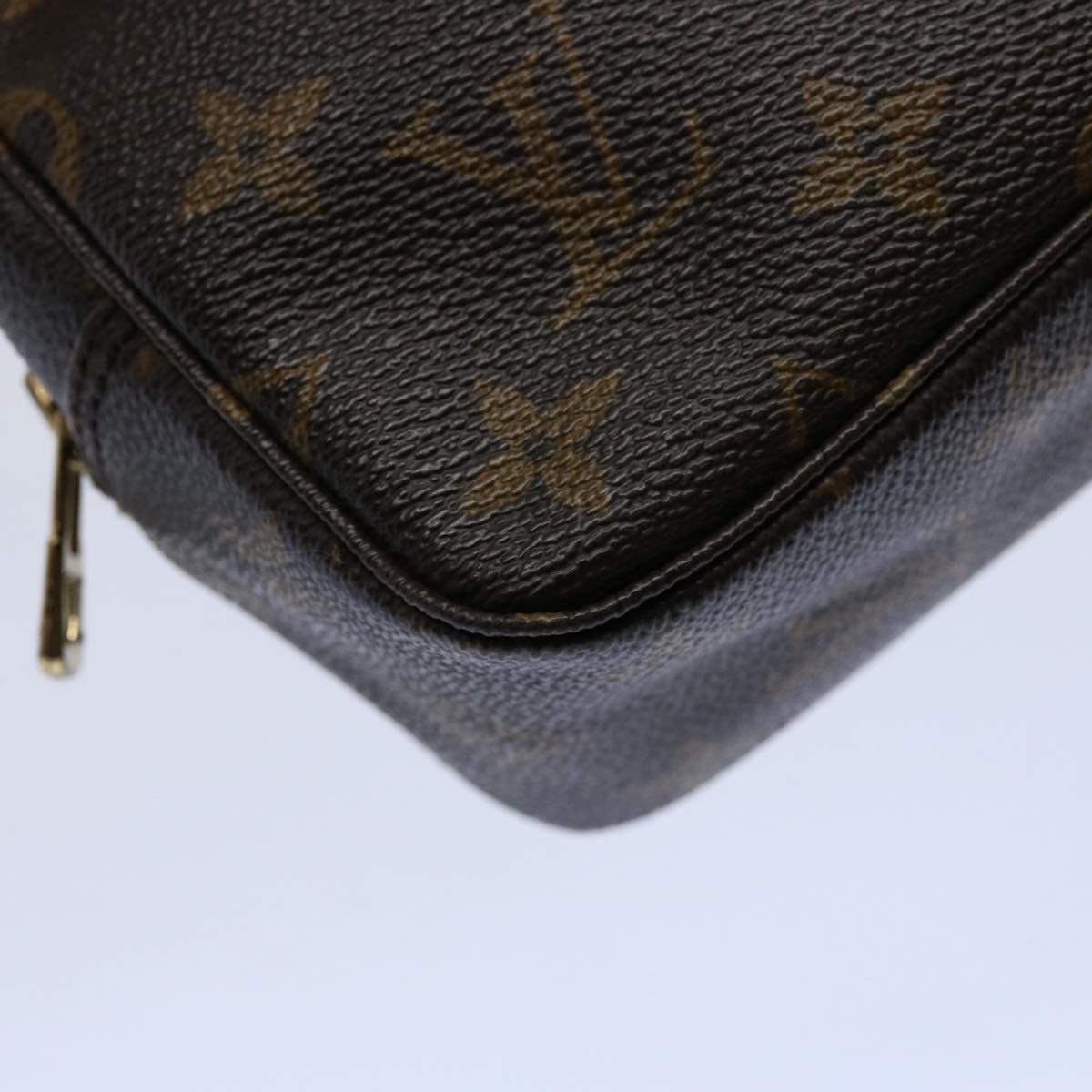 Louis Vuitton Trousse de Toilette Brown Canvas Clutch Bag