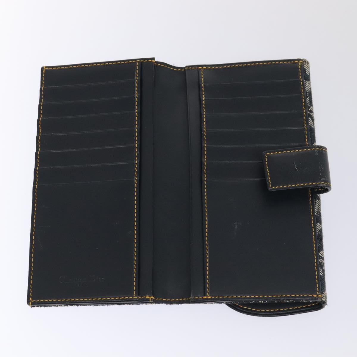 Dior Saddle Navy Canvas Wallet Accessories