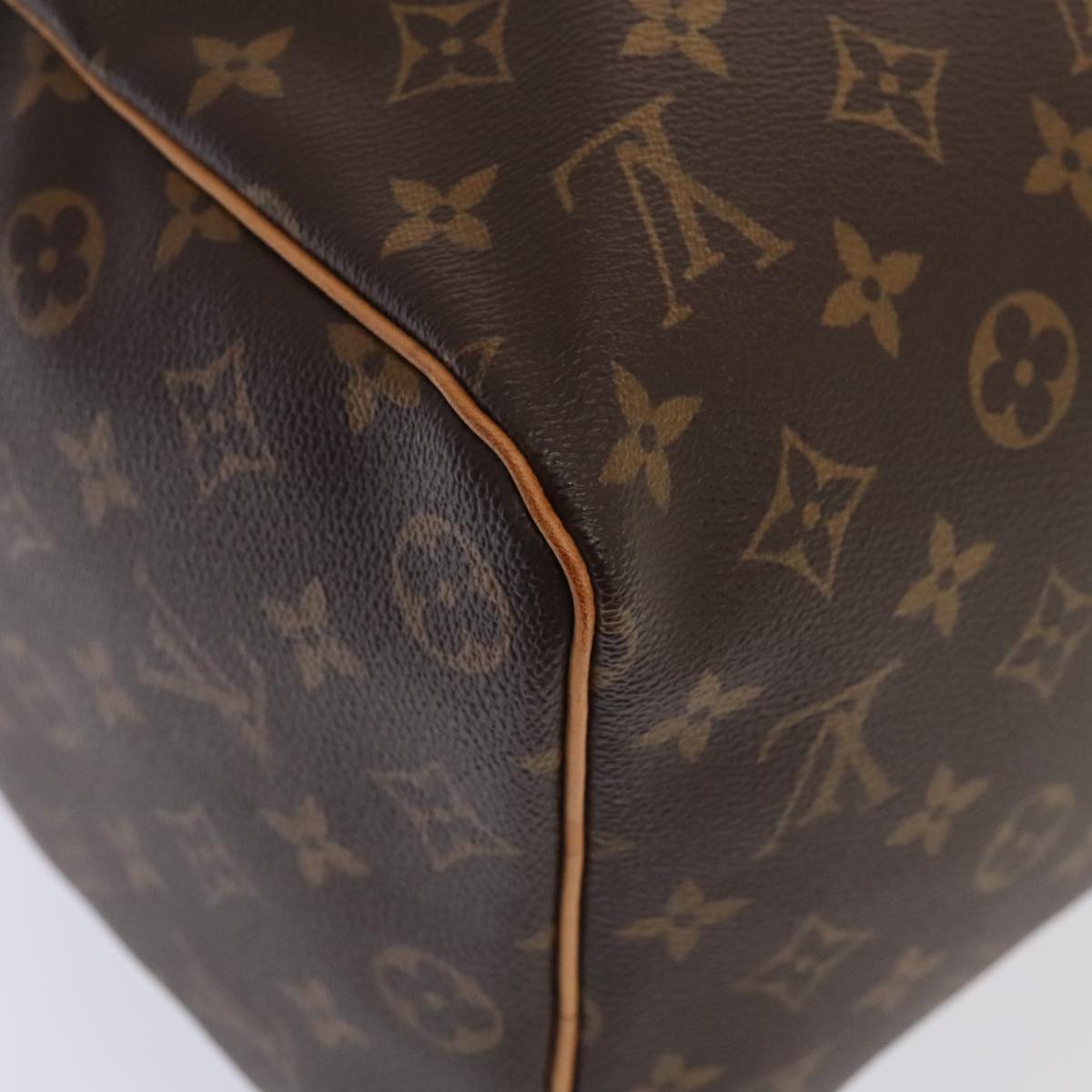 Louis Vuitton Keepall 45 Brown Canvas Travel Bag