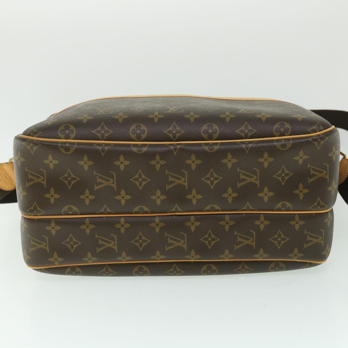 Louis Vuitton Reporter Brown Canvas Shoulder Bag