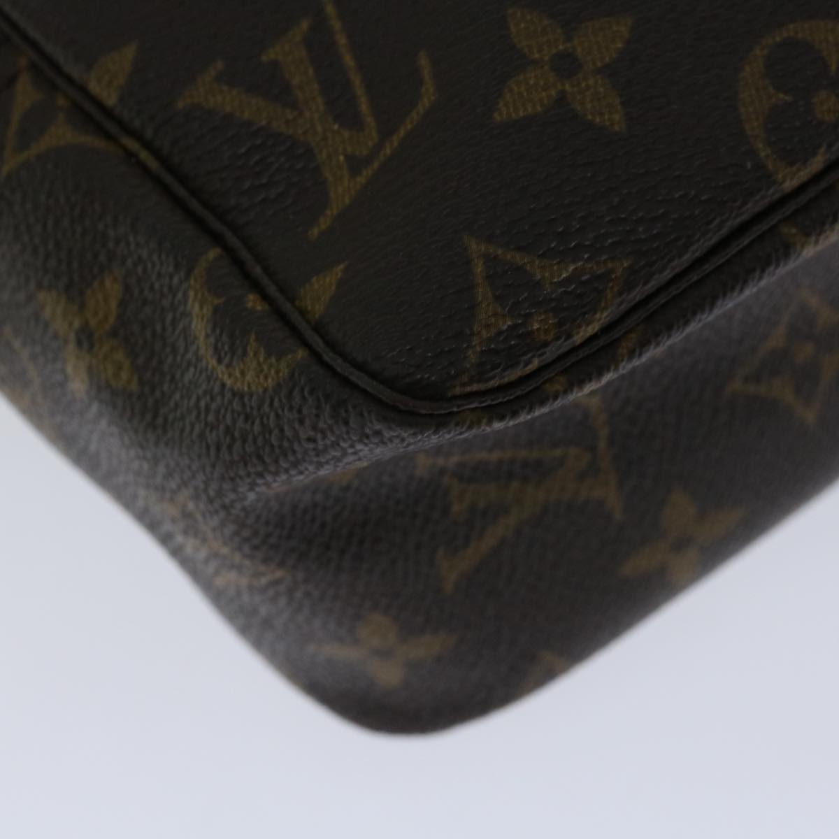 Louis Vuitton Trousse de Toilette Brown Canvas Clutch Bag