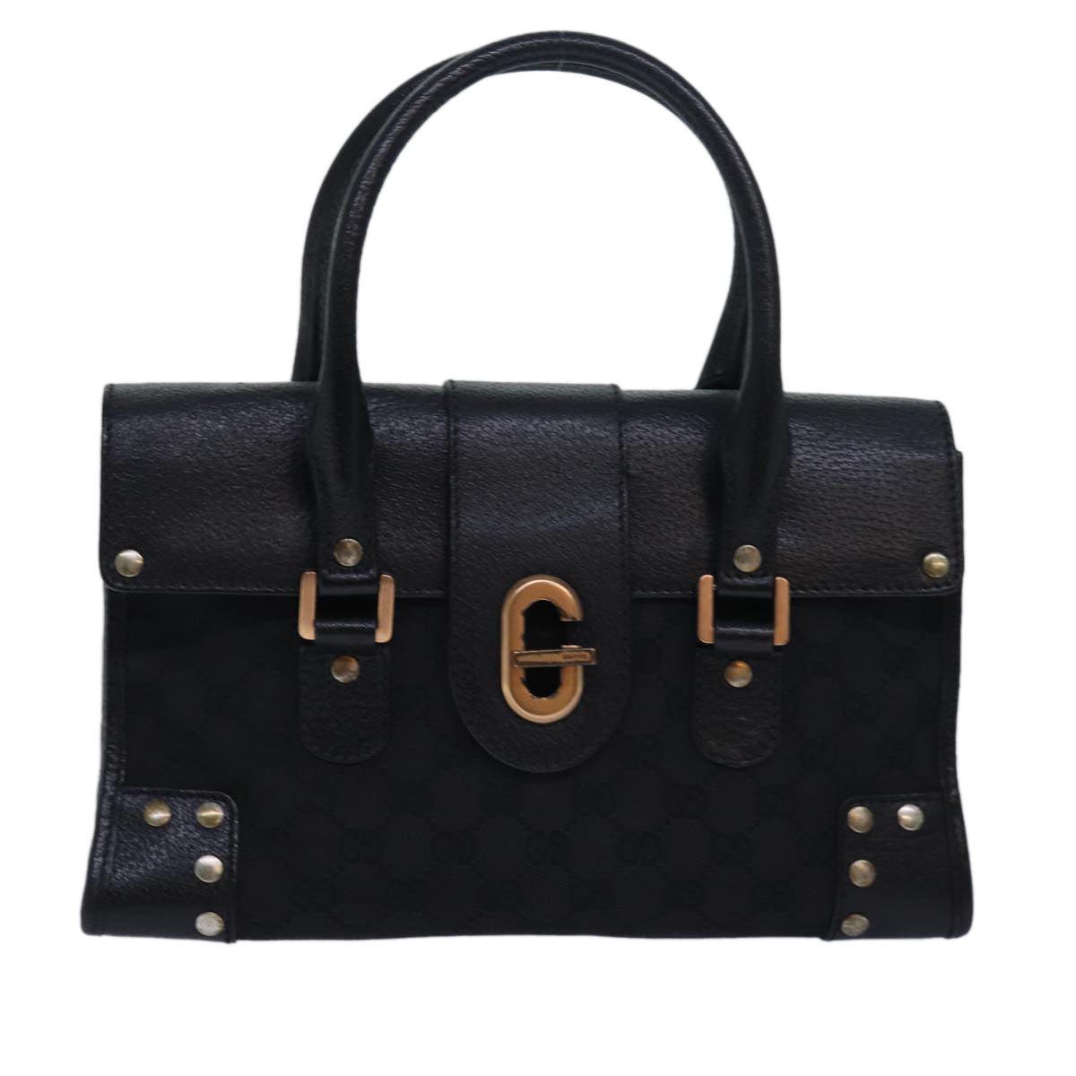 Gucci GG canvas Black Canvas Hand Bag