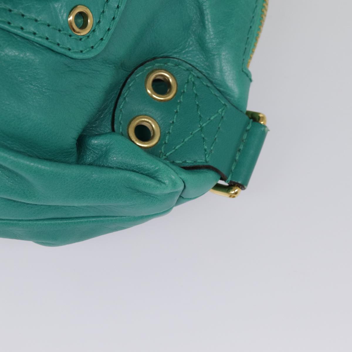 Gucci Green Leather Backpack Bag