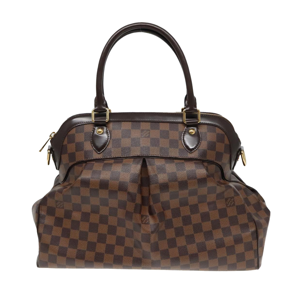 Louis Vuitton Trevi Brown Canvas Hand Bag