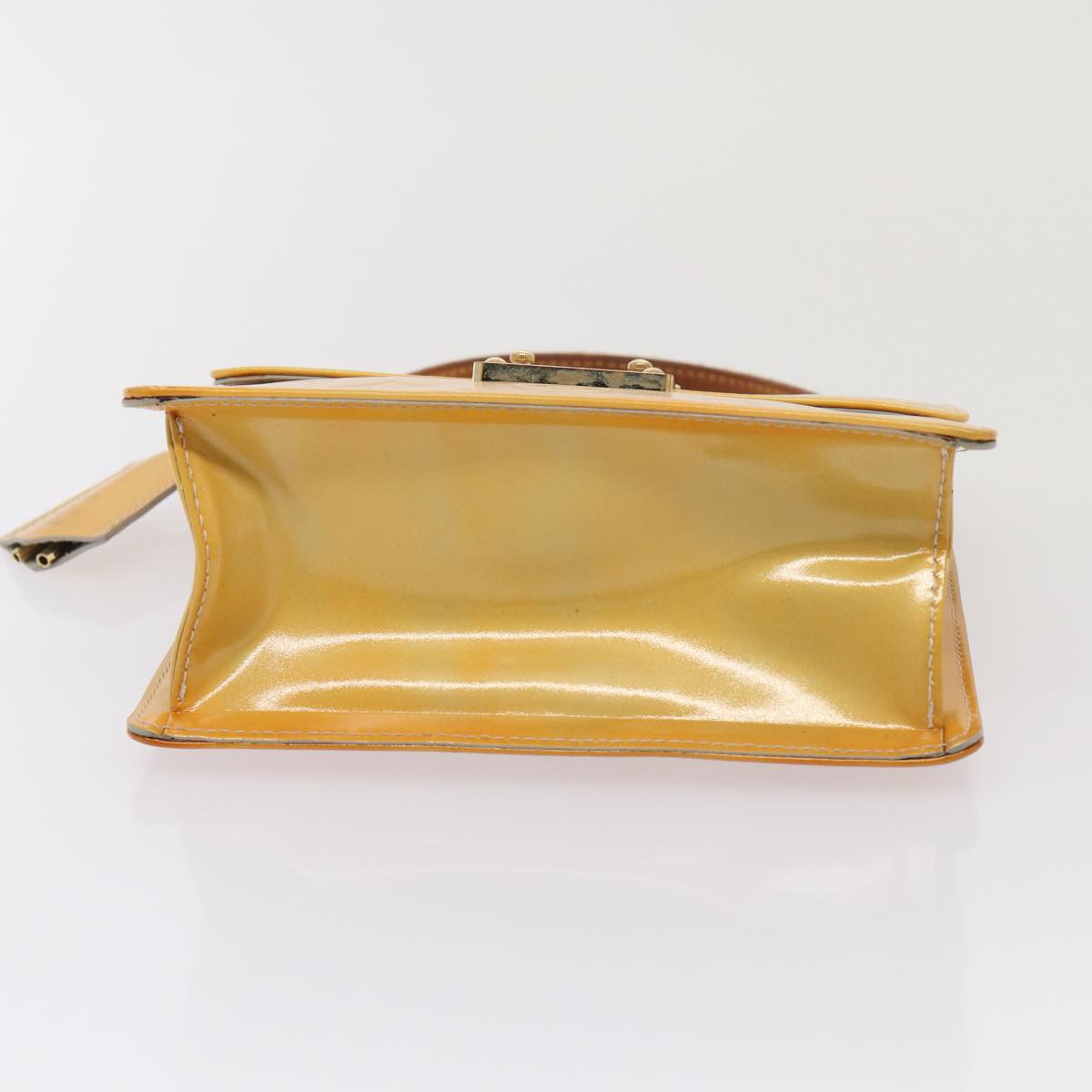 Louis Vuitton Spring Street Camel Patent Leather Hand Bag