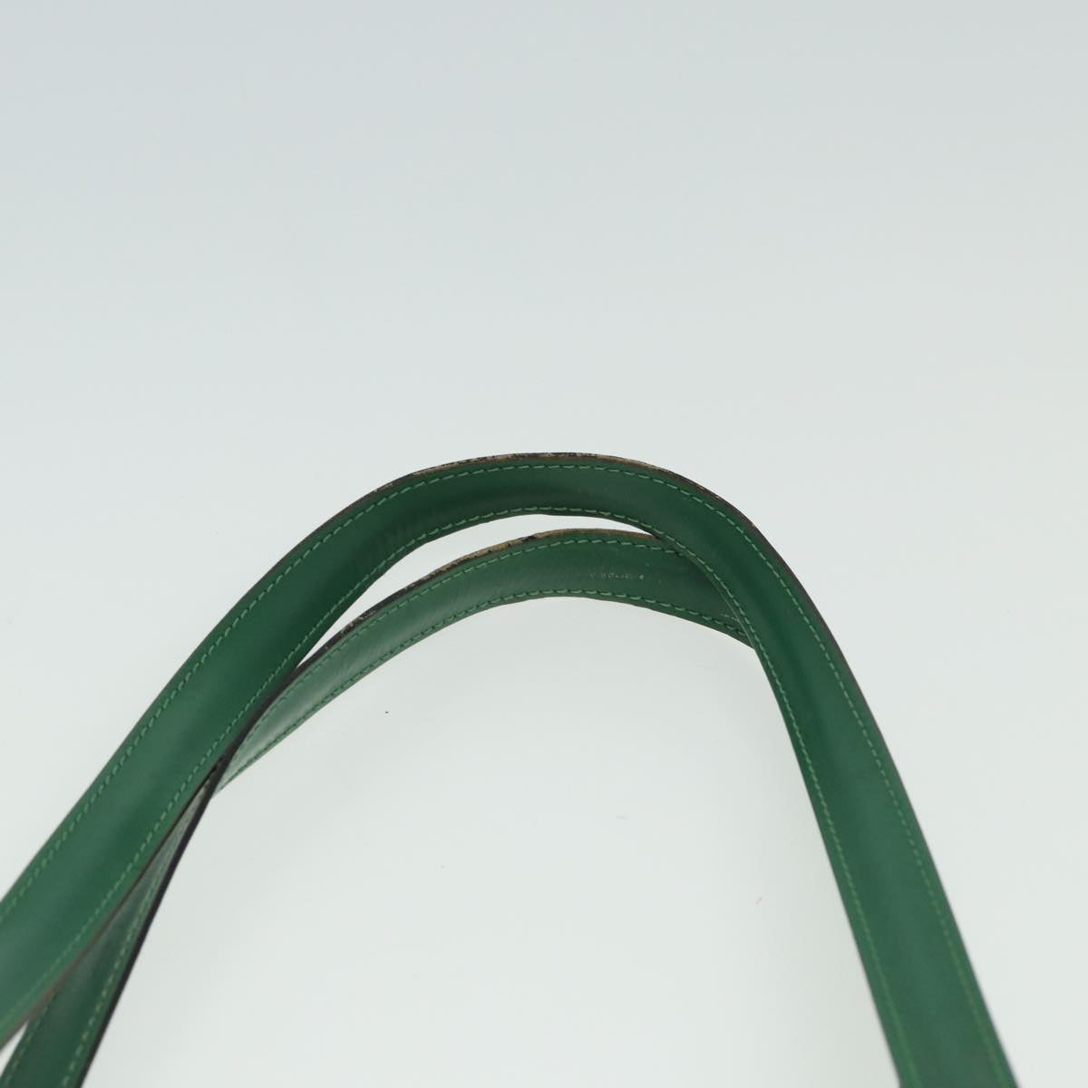 Louis Vuitton Saint Jacques Green Leather Shoulder Bag