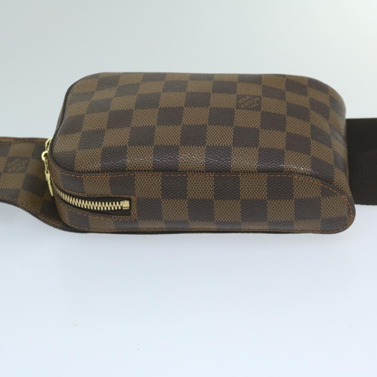 Louis Vuitton Geronimos Brown Canvas Shoulder Bag