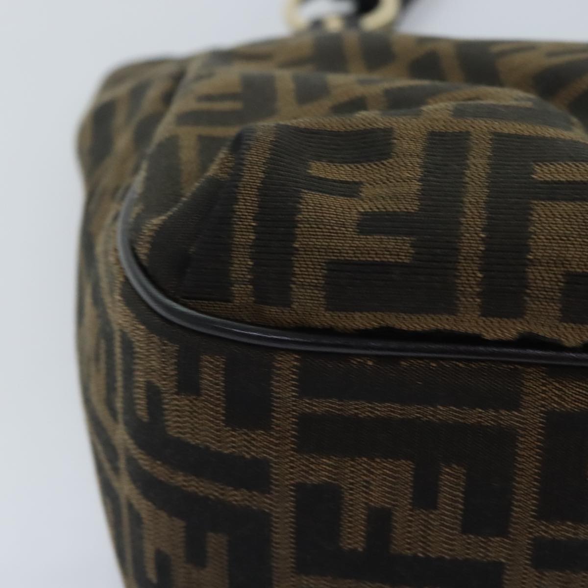 Fendi Brown Canvas Tote Bag