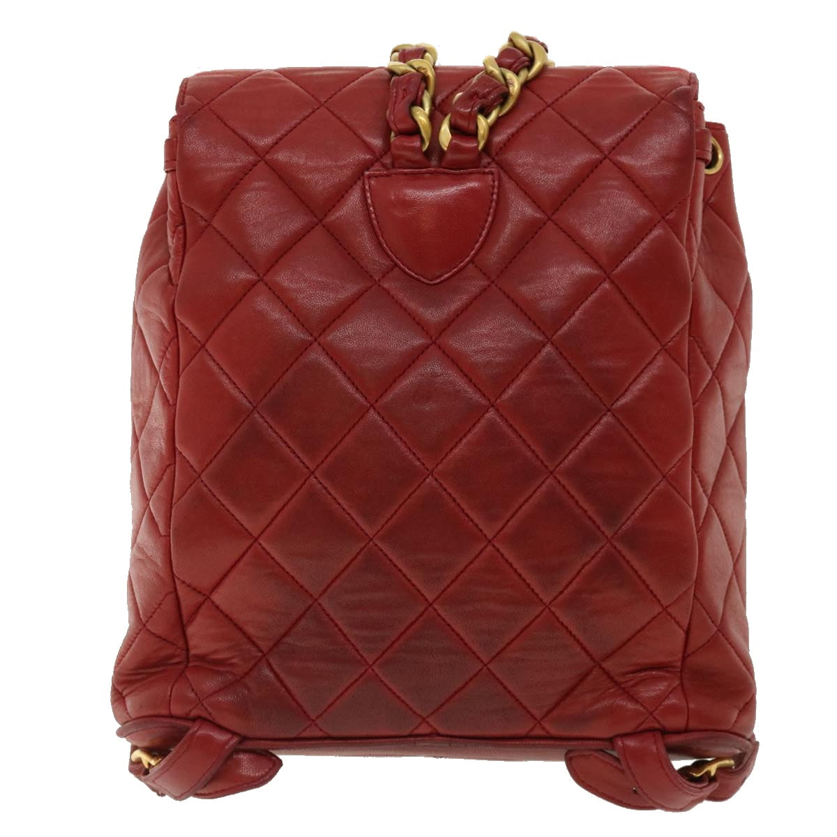 Chanel Duma Red Leather Backpack Bag