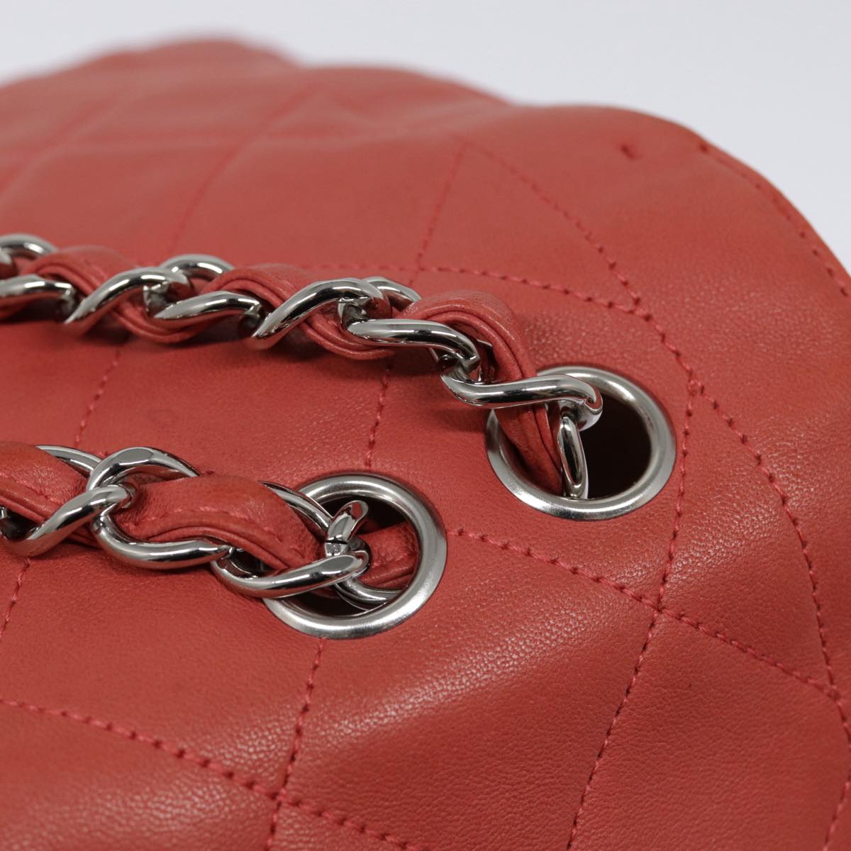 Chanel Timeless Red Leather Shoulder Bag