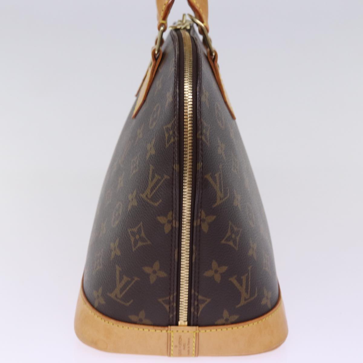 Louis Vuitton Alma Brown Canvas Hand Bag