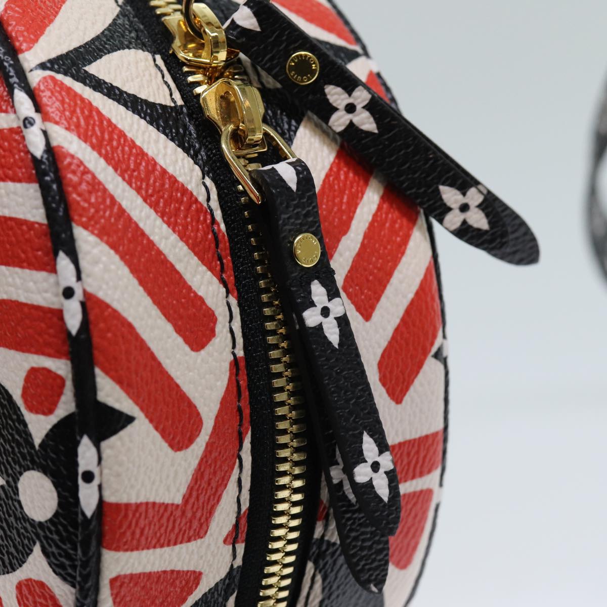 Louis Vuitton Boîte Chapeau Souple Red Canvas Shoulder Bag