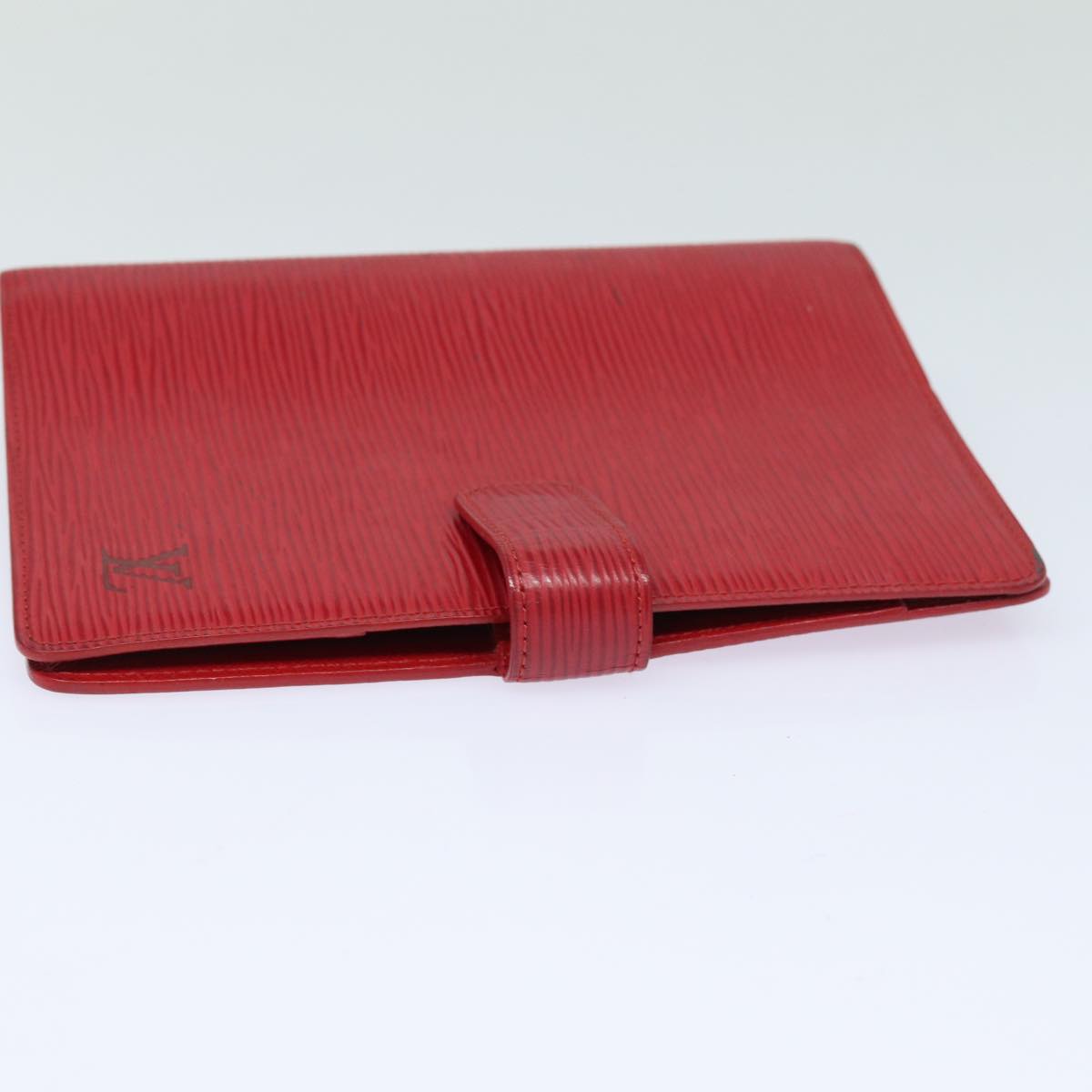 Louis Vuitton Agenda MM Red Leather Wallet Accessories