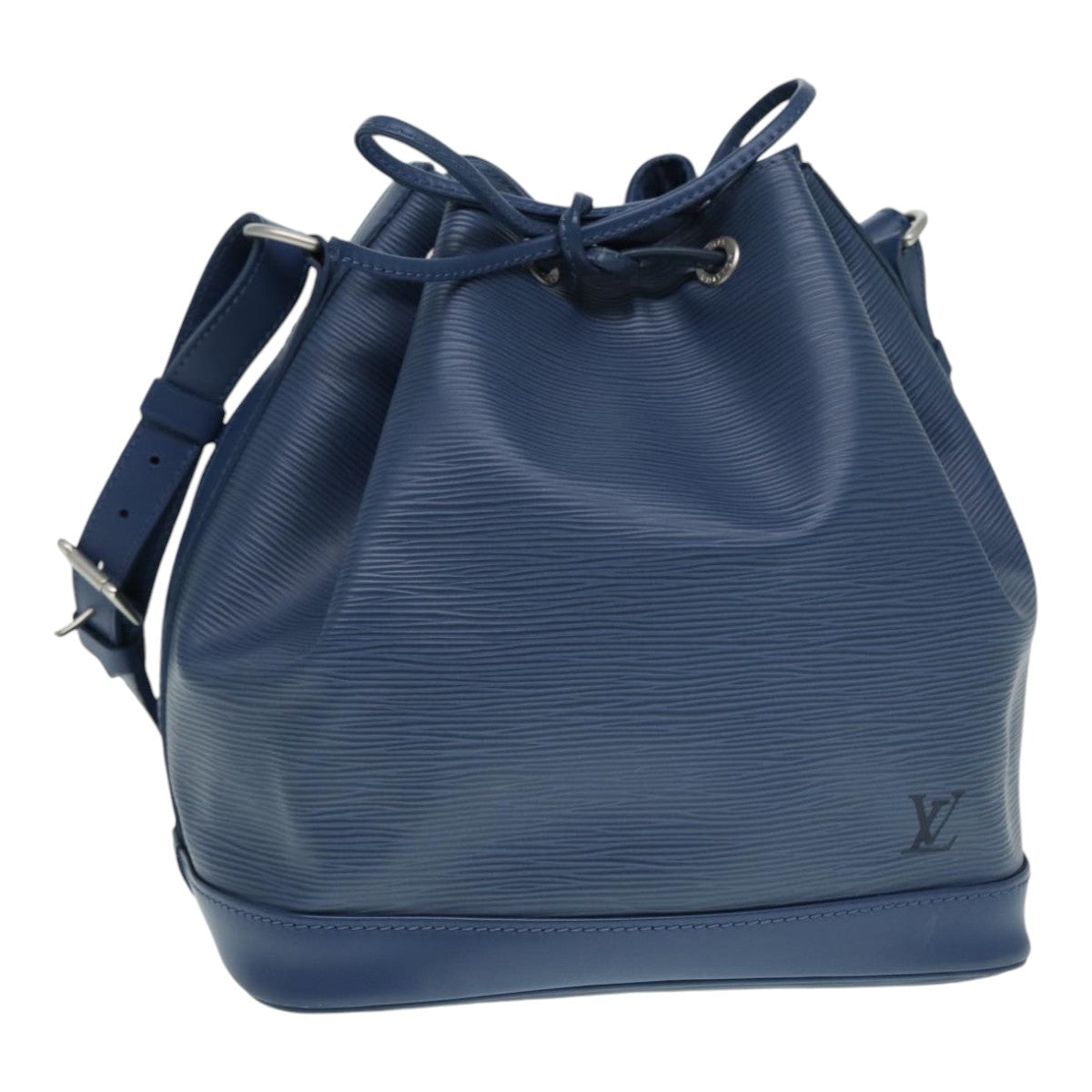 Louis Vuitton Noe Blue Leather Shoulder Bag