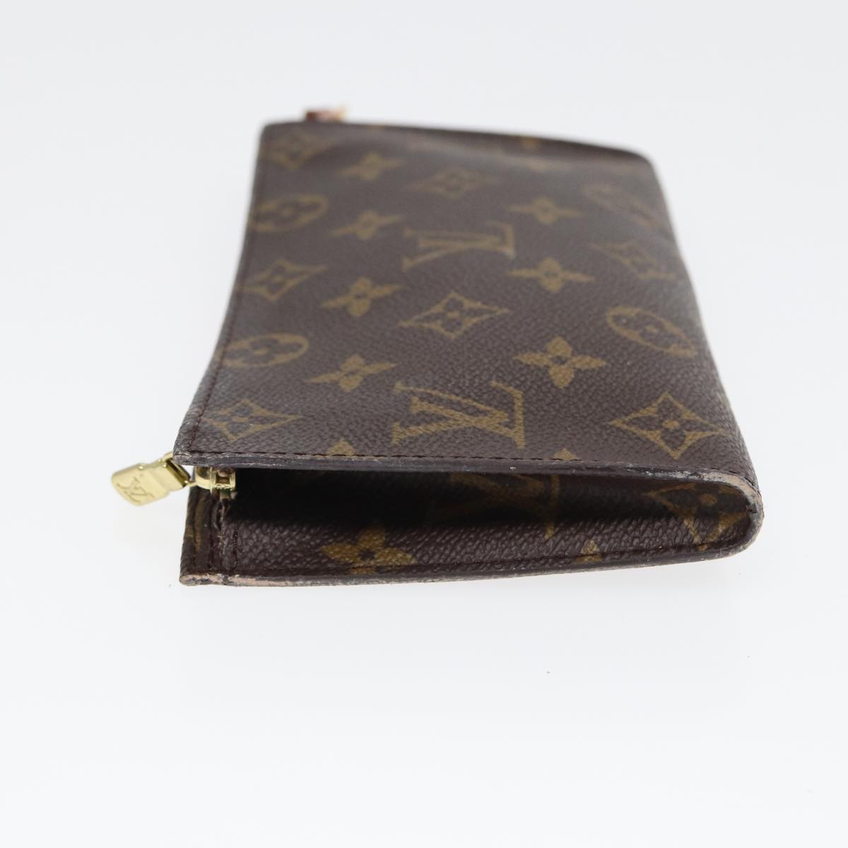 Louis Vuitton Pochette Brown Canvas Clutch Bag