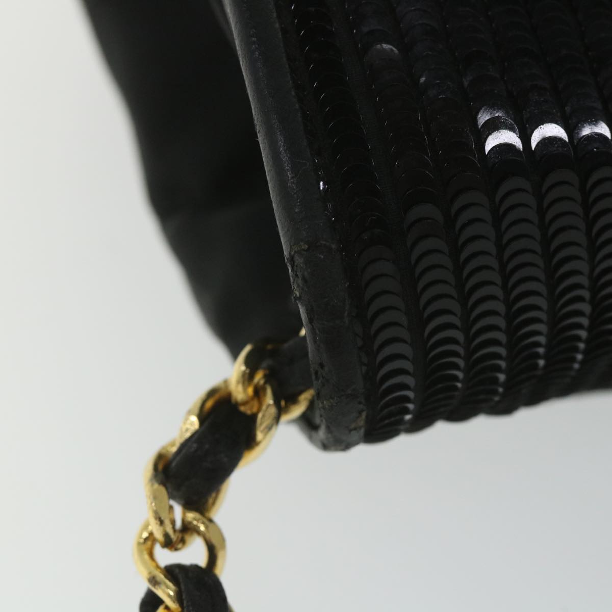 Chanel Black Synthetic Shoulder Bag