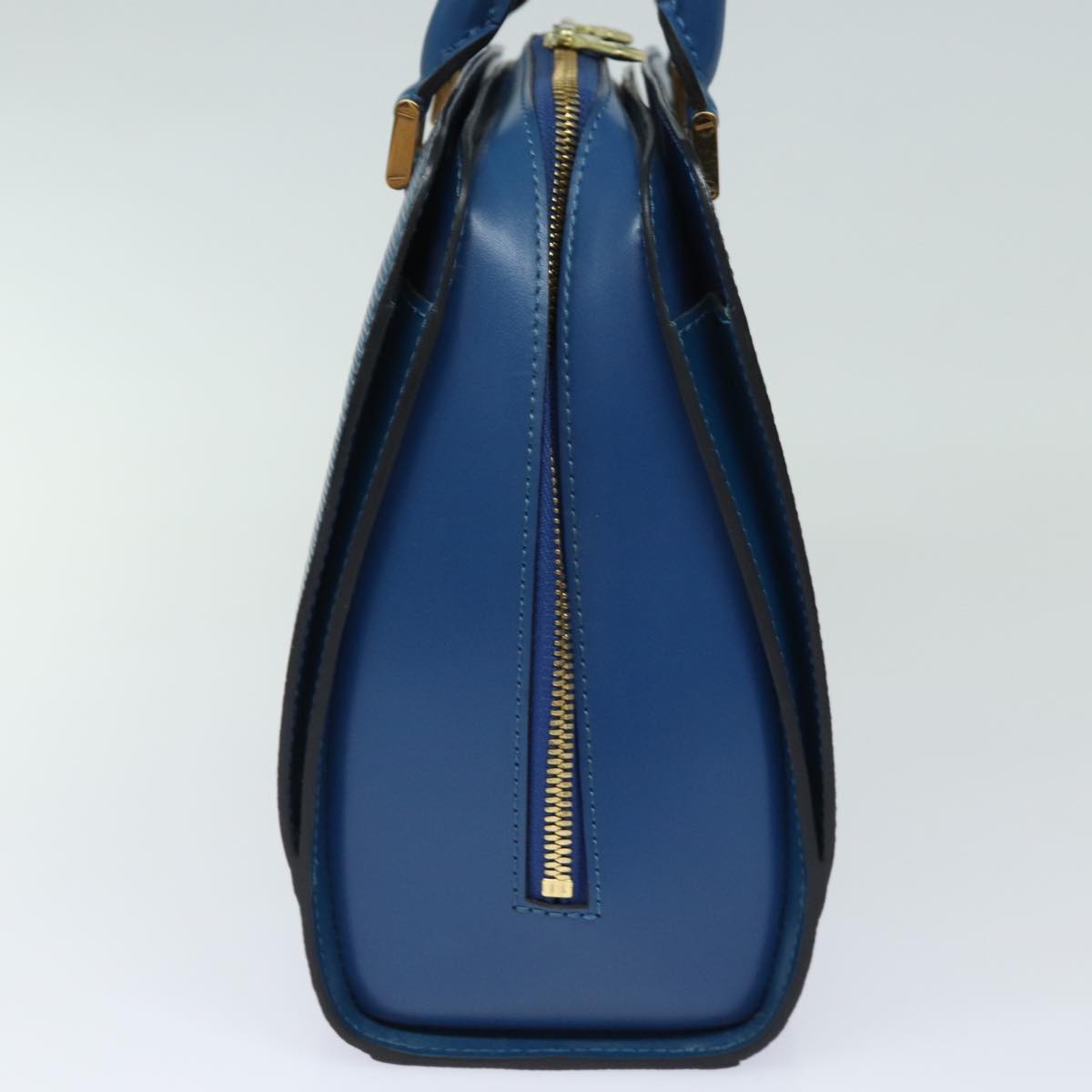 Louis Vuitton Pont Neuf Blue Leather Hand Bag