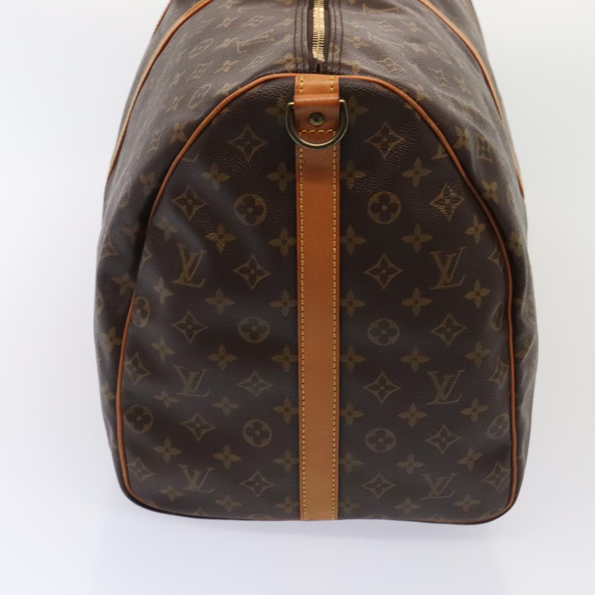 Louis Vuitton Keepall Bandoulière 60 Brown Canvas Travel Bag