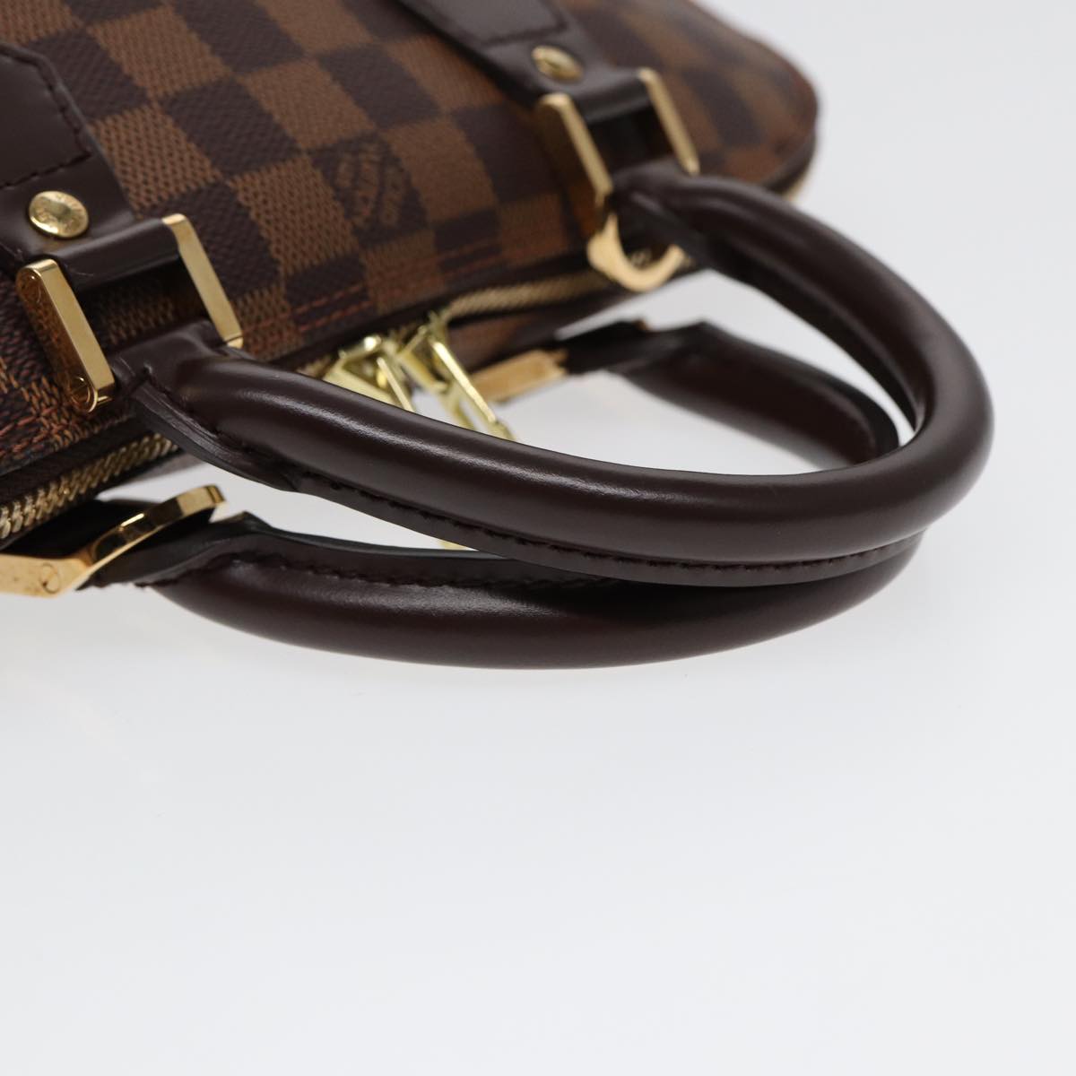 Louis Vuitton Alma Brown Canvas Hand Bag