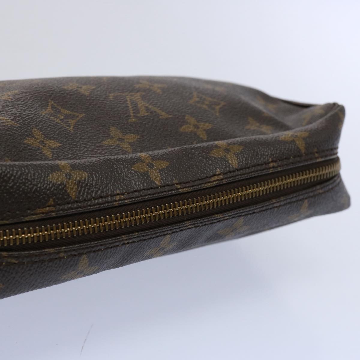 Louis Vuitton Trousse de Toilette Brown Canvas Clutch Bag