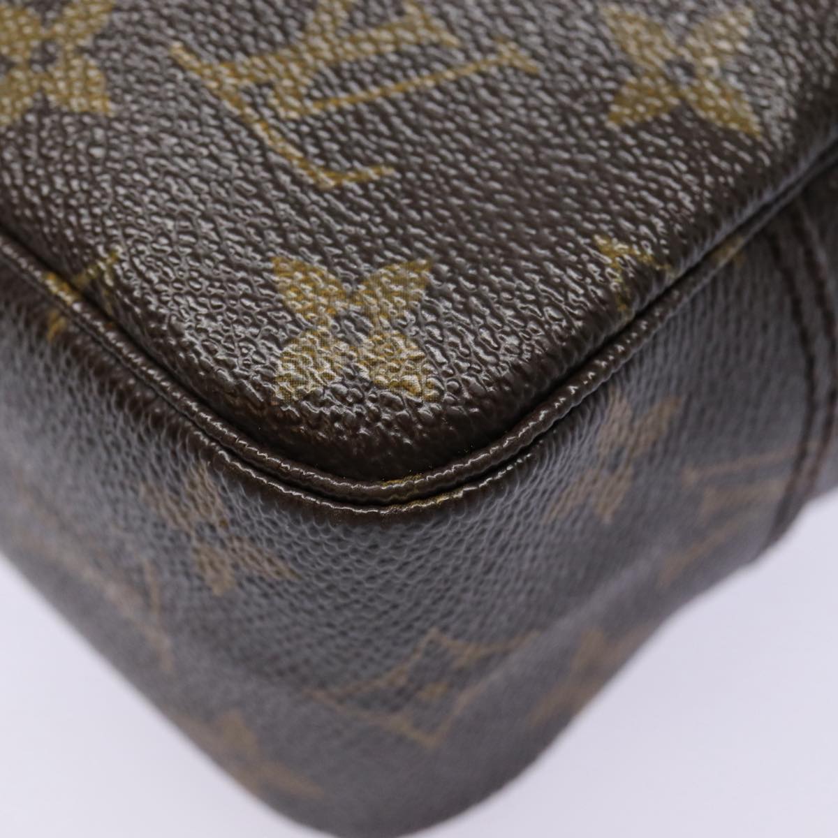 Louis Vuitton Trousse de Toilette Brown Canvas Clutch Bag