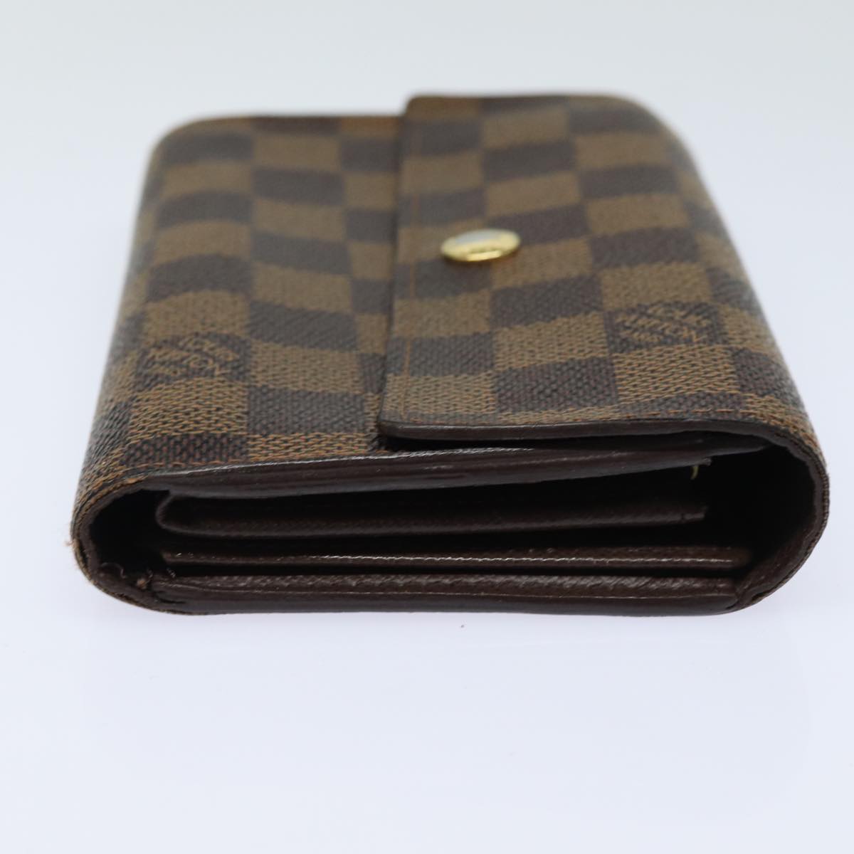 Louis Vuitton Alexandra Brown Canvas Wallet Accessories