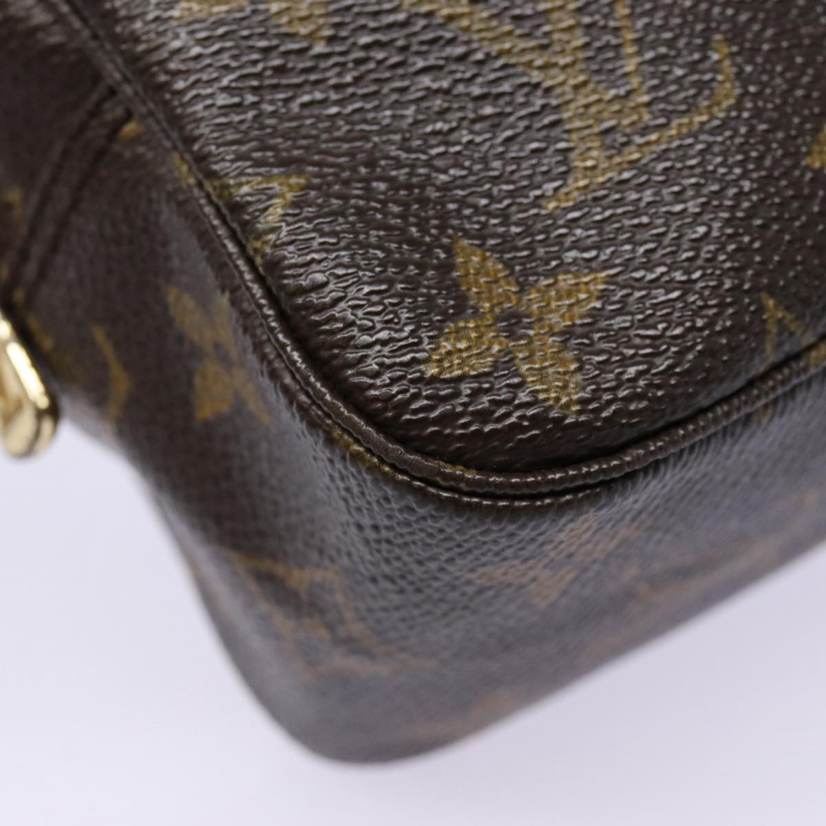 Louis Vuitton Trousse de Toilette Brown Canvas Clutch Bag