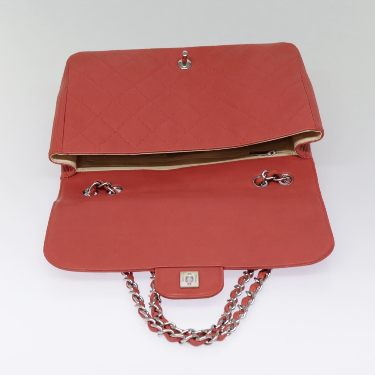 Chanel Timeless Red Leather Shoulder Bag