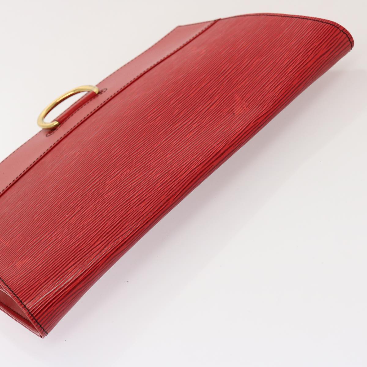 Louis Vuitton Jena Red Leather Clutch Bag