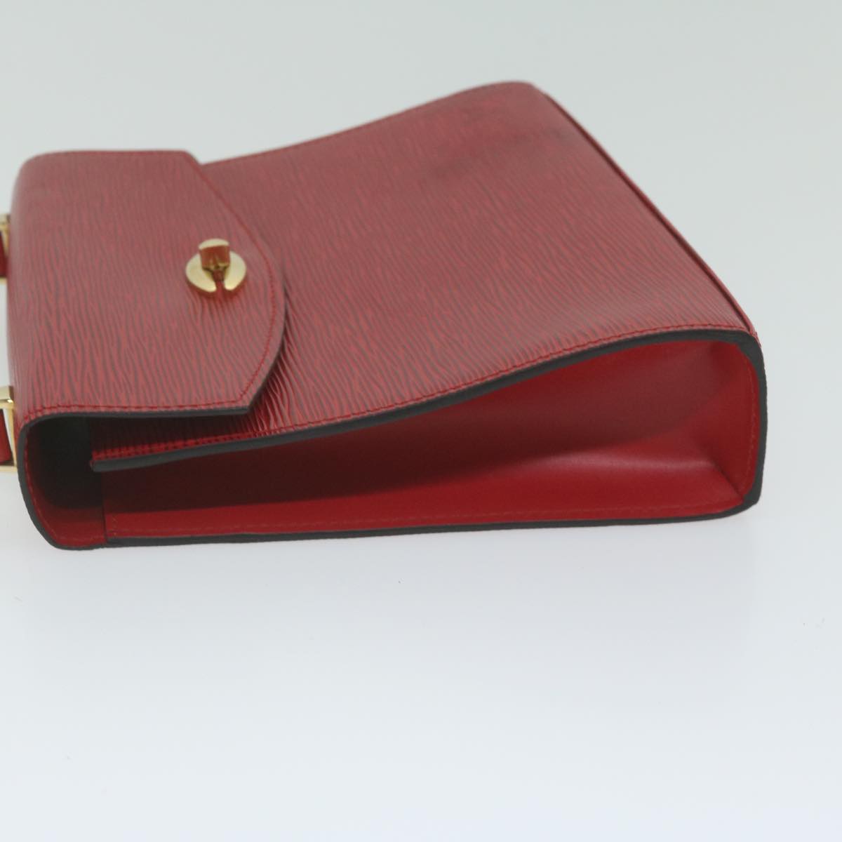 Louis Vuitton Malesherbes Red Leather Hand Bag