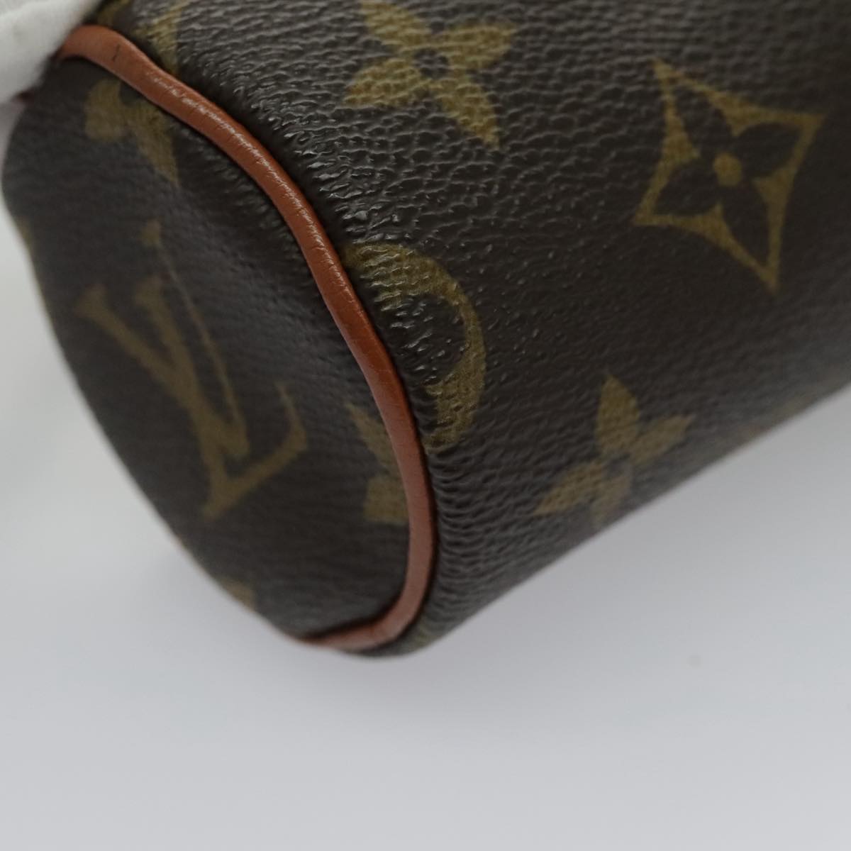 Louis Vuitton Mini baby papillon Brown Canvas Clutch Bag