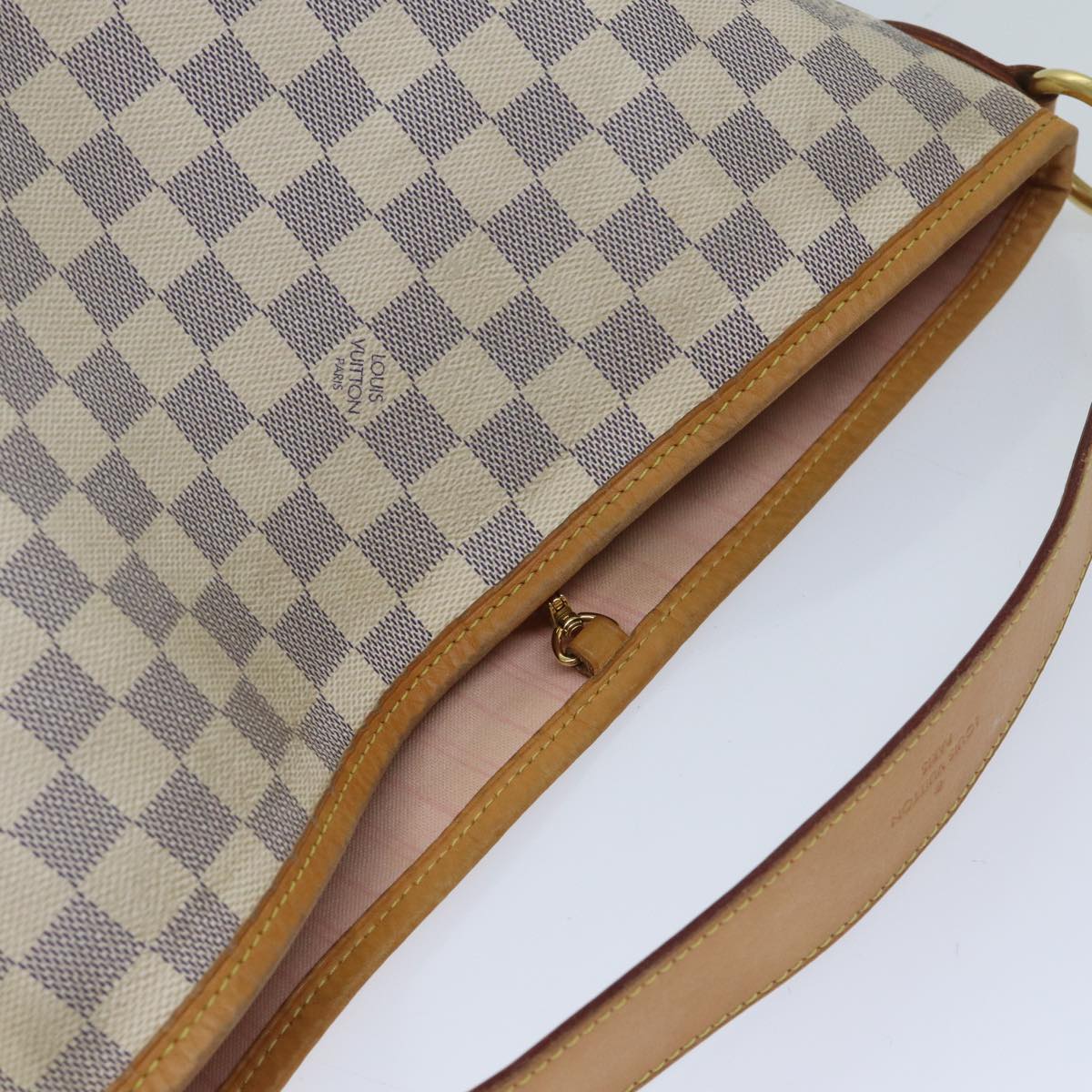 Louis Vuitton Delightfull PM White Canvas Shoulder Bag