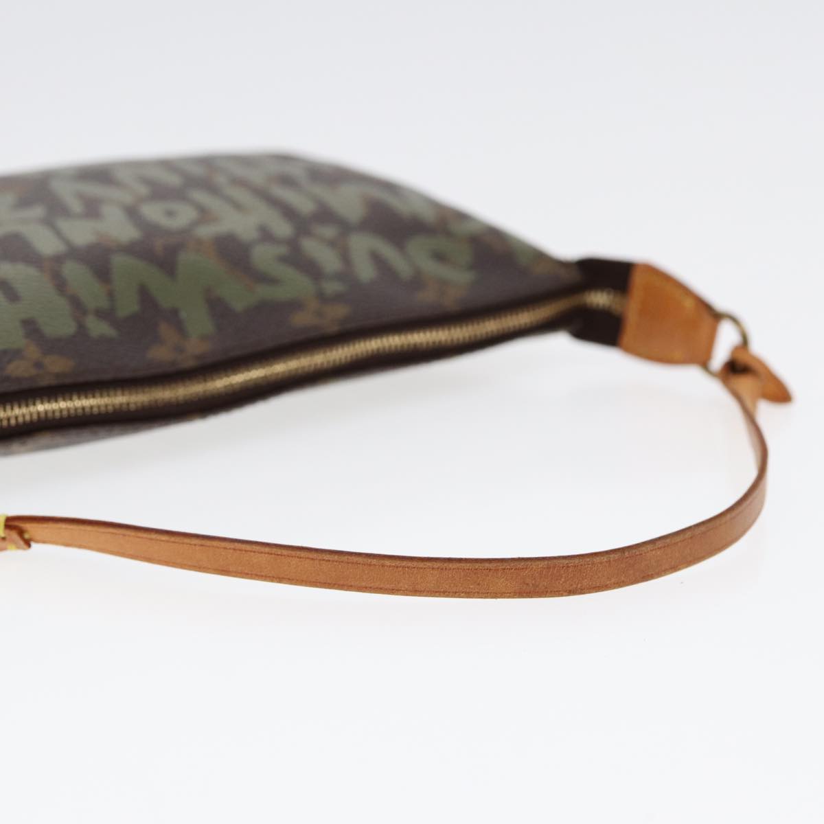 Louis Vuitton Pochette Accessoire Brown Canvas Clutch Bag