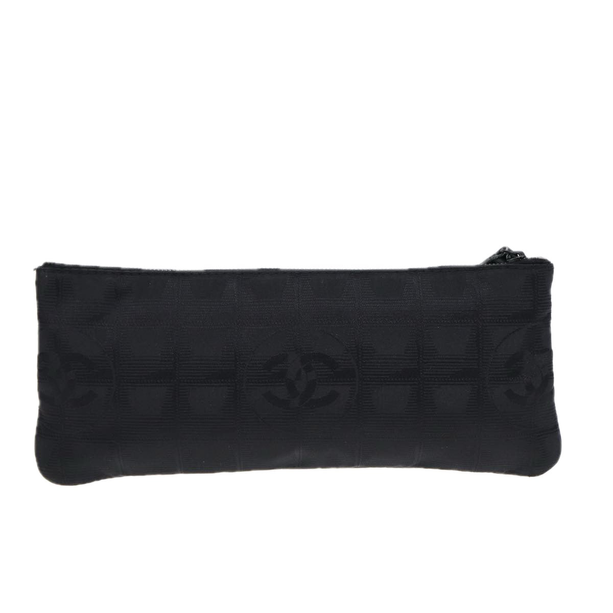 Chanel Black Synthetic Clutch Bag