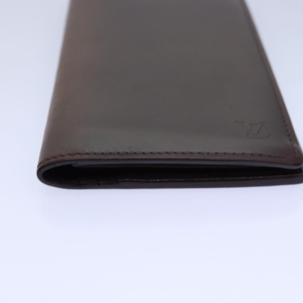 Louis Vuitton Brazza Brown Leather Wallet Accessories