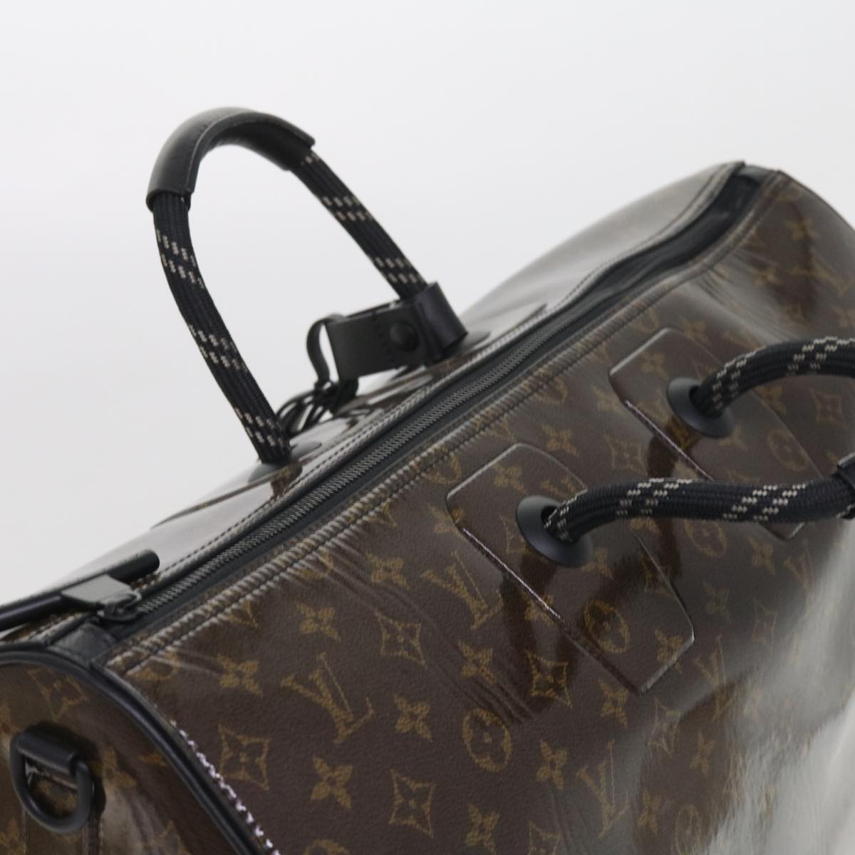 Louis Vuitton Keepall Bandouliere 50 Brown Canvas Travel Bag