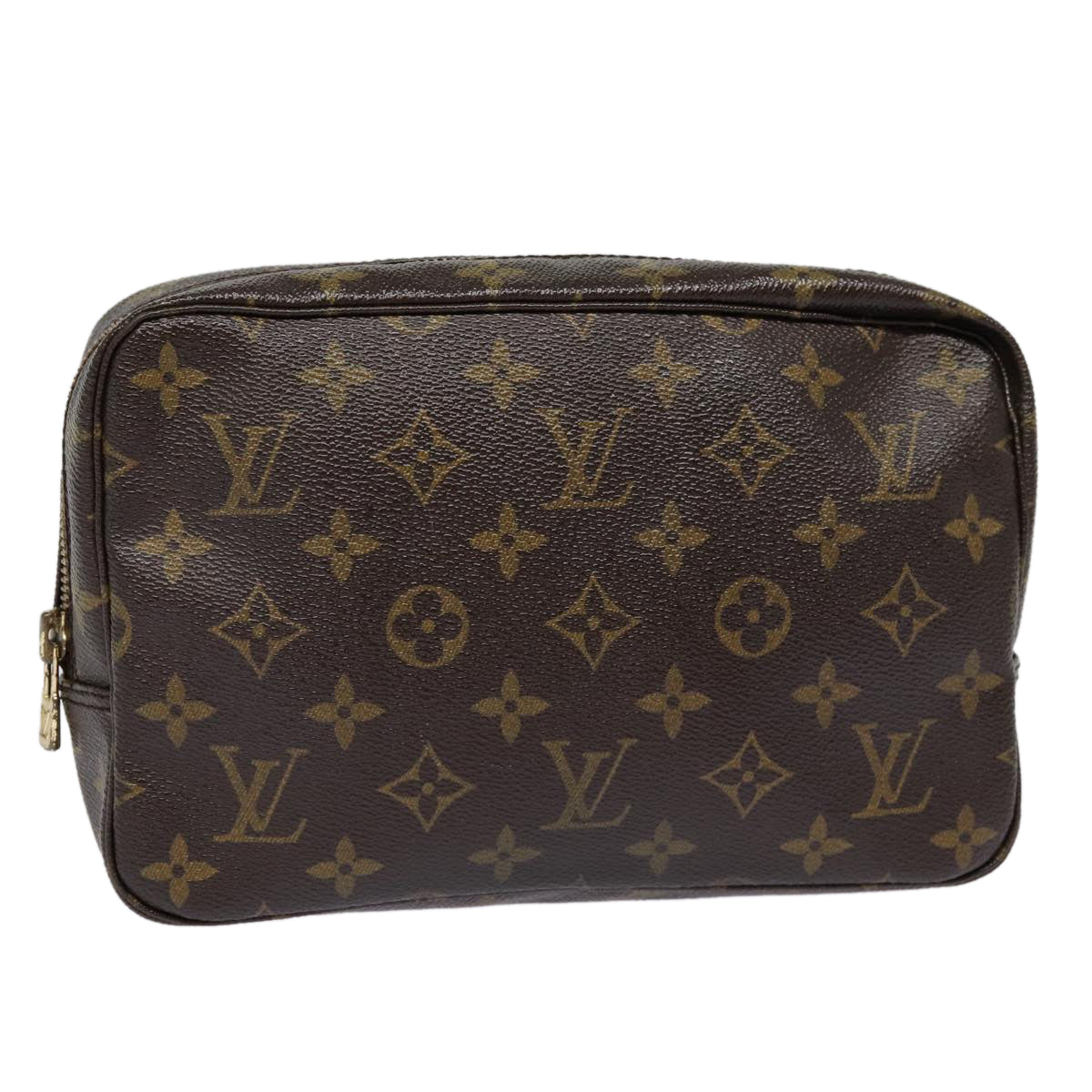 Louis Vuitton Trousse de Toilette Brown Canvas Clutch Bag