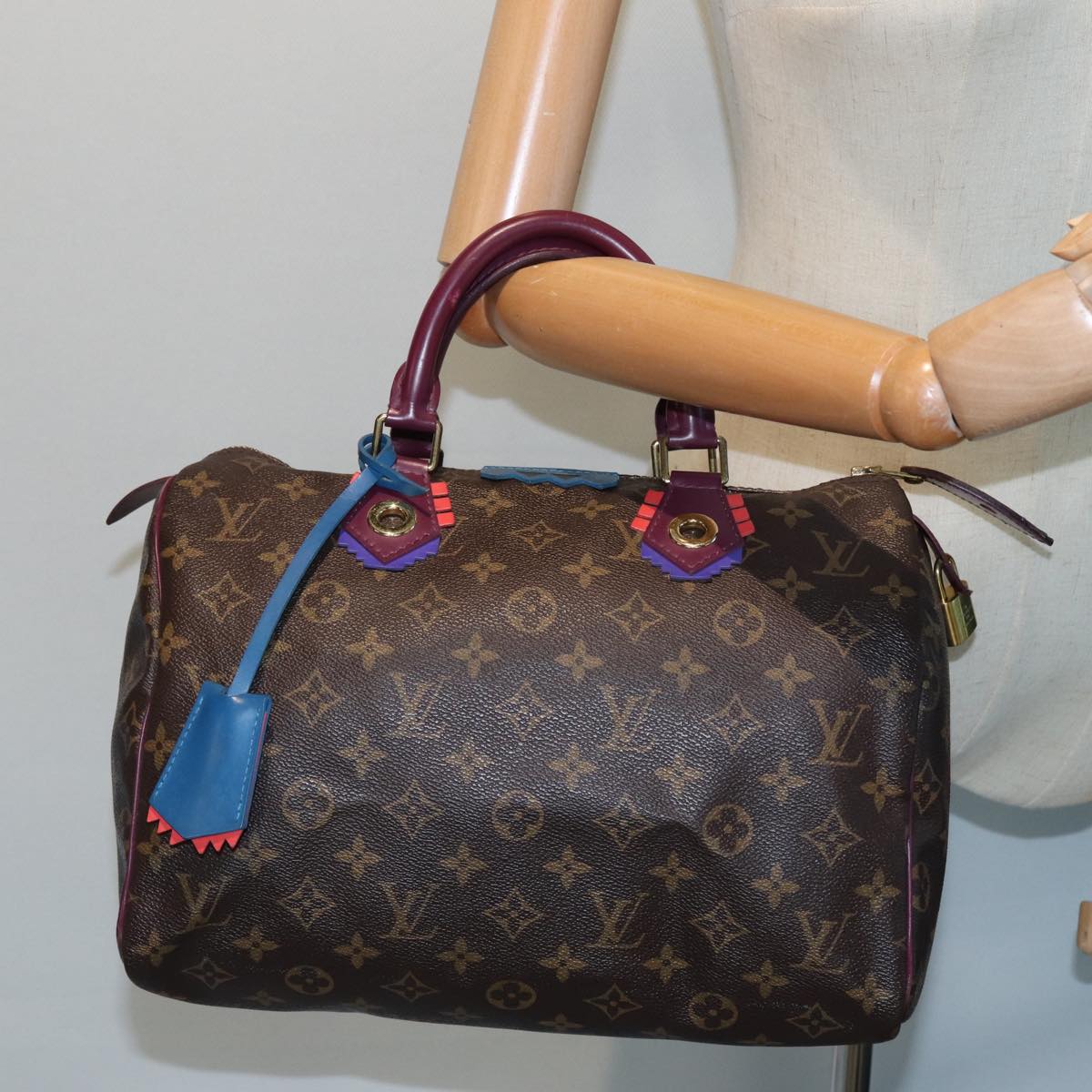 Louis Vuitton Speedy 30 Brown Canvas Hand Bag