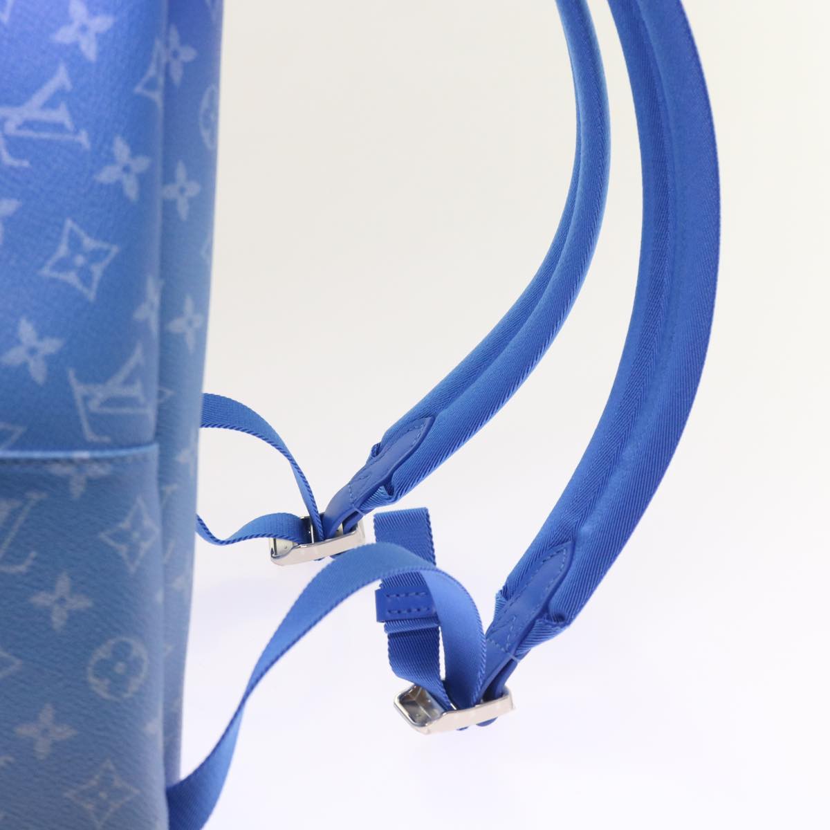 Louis Vuitton Blue Canvas Backpack Bag