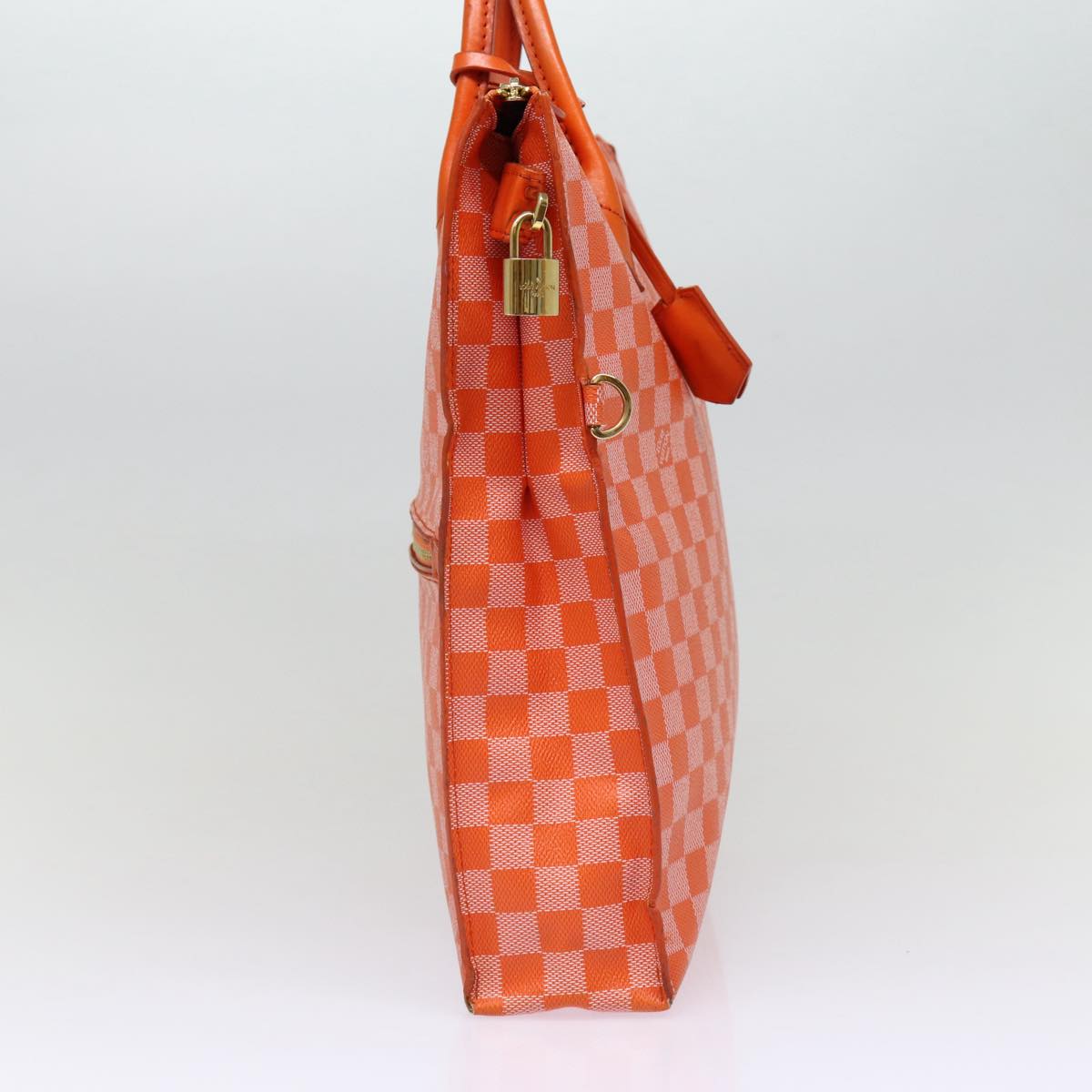 Louis Vuitton Pimont Mobile Orange Canvas Hand Bag