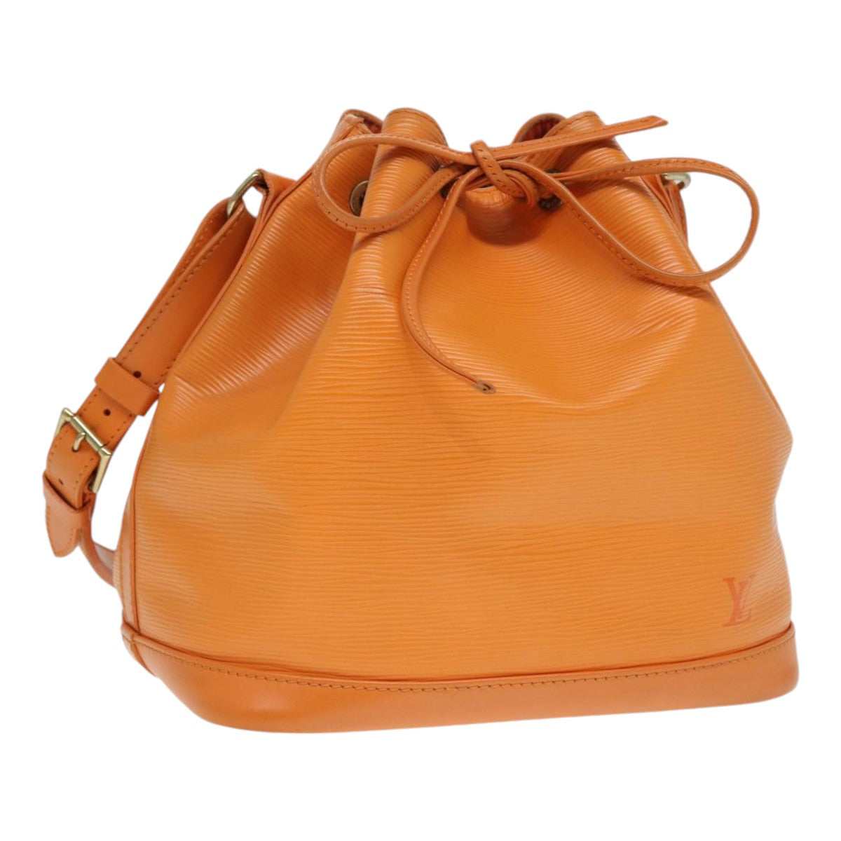 Louis Vuitton Noé Orange Leather Shoulder Bag