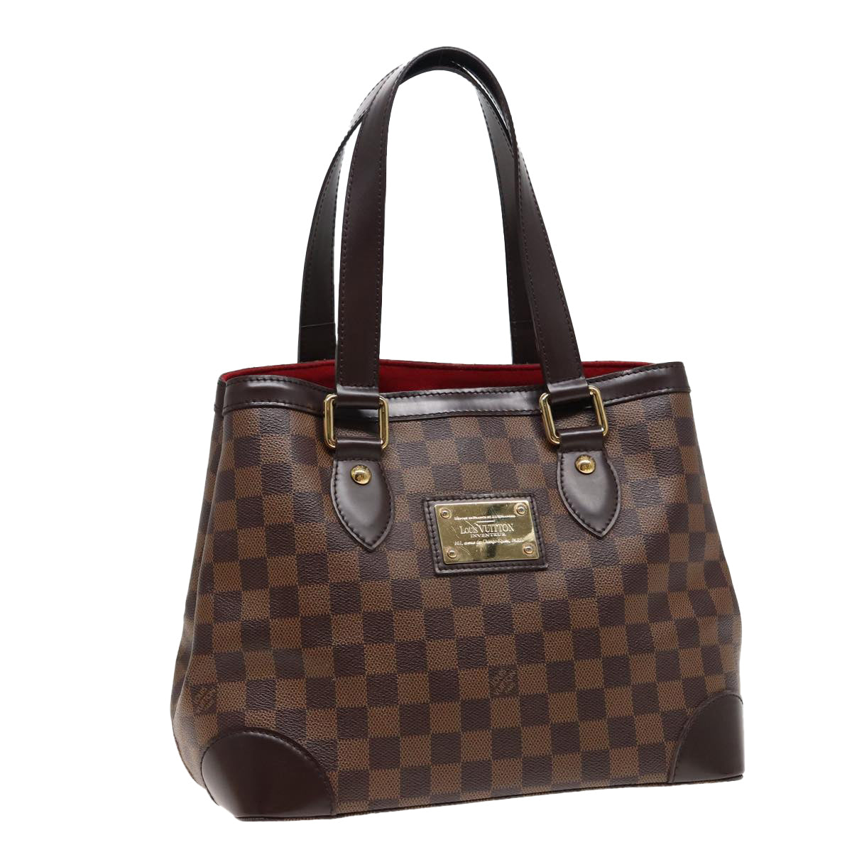 Louis Vuitton Hampstead Brown Canvas Tote Bag