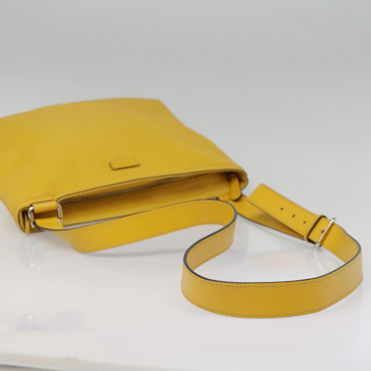 Gucci Diamantissima Yellow Leather Shoulder Bag