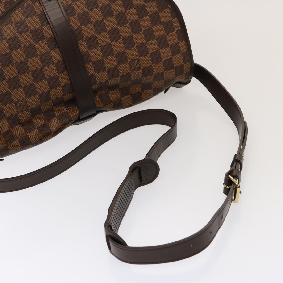 Louis Vuitton Saumur 35 Brown Canvas Shoulder Bag