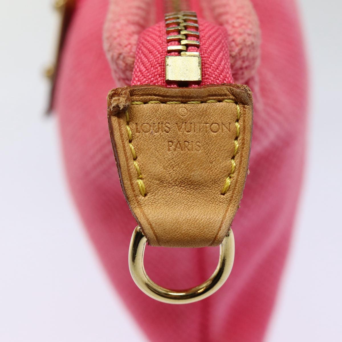 Louis Vuitton Antigua Pink Canvas Clutch Bag