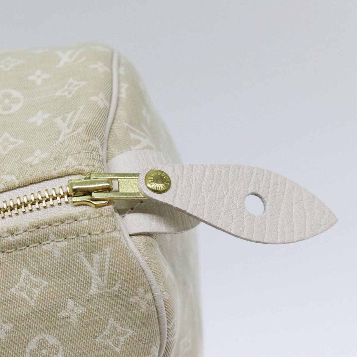 Louis Vuitton Speedy 30 Beige Canvas Hand Bag